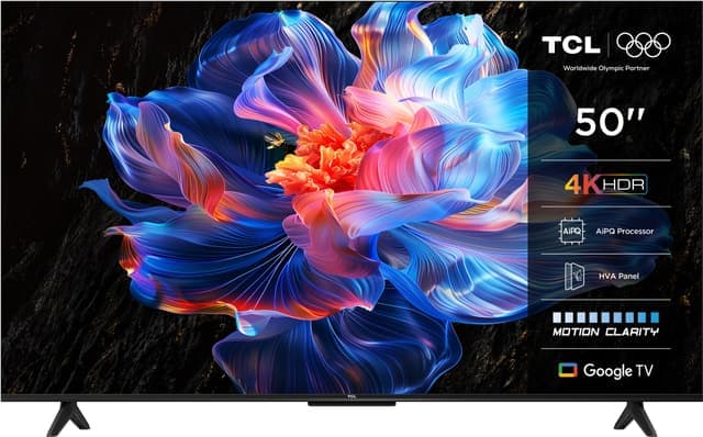 TCL 50" P69K 4K LED TV (2025) - Nyskick - i originalförpackning
