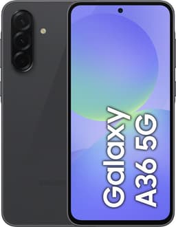 Samsung Galaxy A36 5G smartphone 6/128GB (svart) - Använt skick – Synliga skador, fullt funktionell