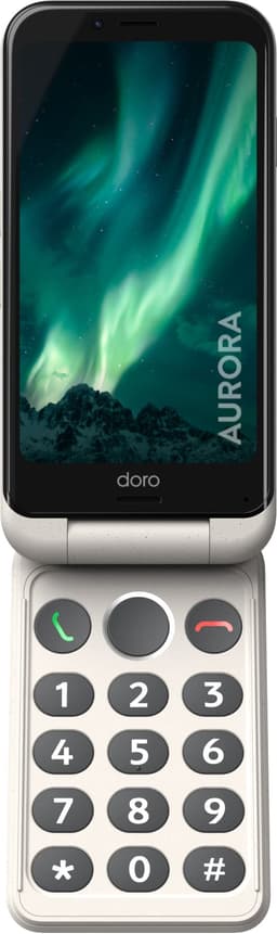 Doro Aurora A21 smartphone 4/64GB (benvit) - Nyskick - i originalförpackning