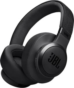 JBL Live 775NC trådlösa around ear-hörlurar (svarta) - Använt skick – Tydliga spår av användning