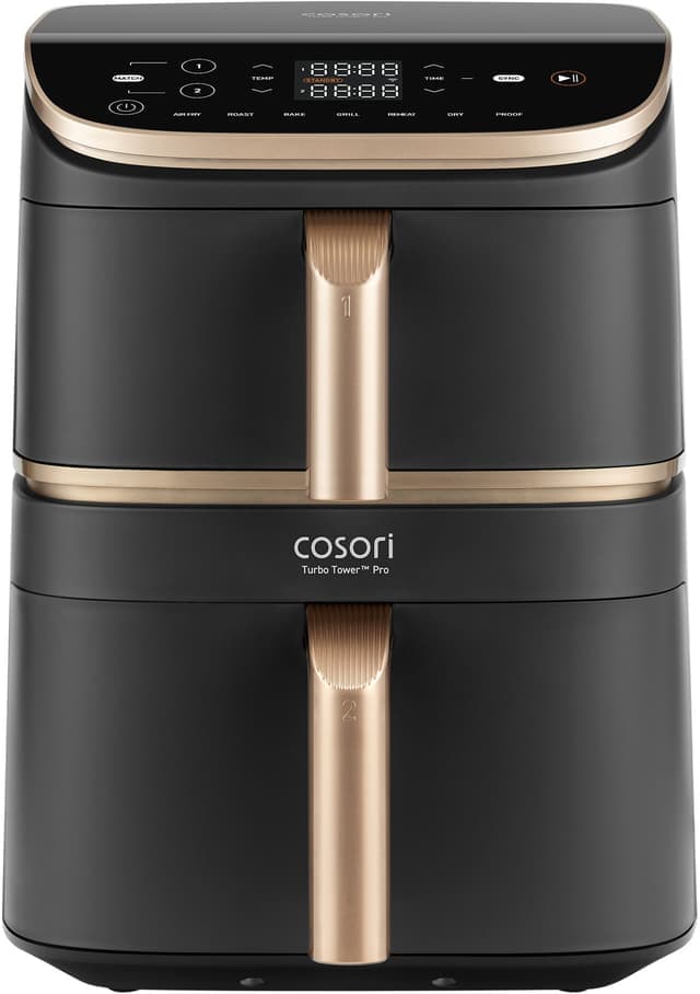 Cosori Turbo Tower Pro airfryer KAAPAFCSSEU0246Y (svart) - Nyskick - i originalförpackning