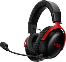 HyperX Cloud III S trådlöst gamingheadset (svart/rött) - Nyskick - i originalförpackning
