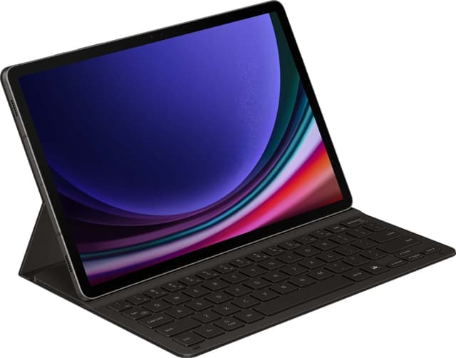 Tangentbordsfodral Slim (svart) för Samsung Tab S9/S9 FE/S10 FE/S10 Lite - Bra skick – Mindre spår av användning