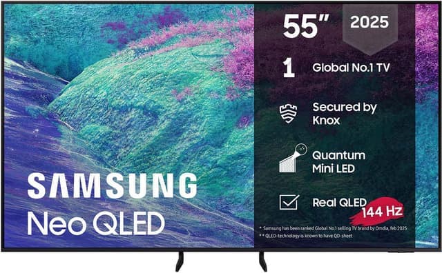Samsung 55" QN1EF Neo QLED 4K Edge MiniLED Smart TV (2025) - Bra skick – Mindre spår av användning
