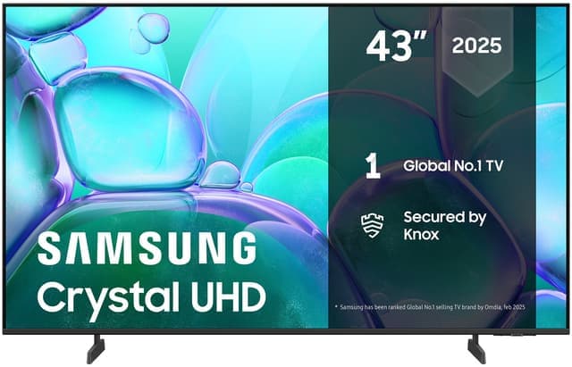 Samsung 43" U7005F 4K Smart TV (2025) - Nyskick - i originalförpackning