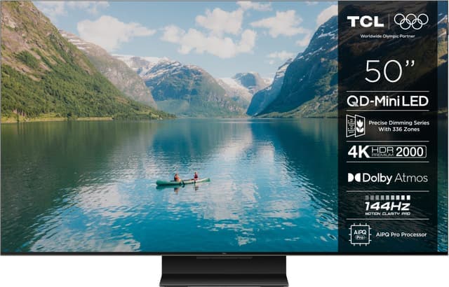 TCL 50" MQLED85K 4K MINI-LED TV (2025) - Nyskick - i originalförpackning