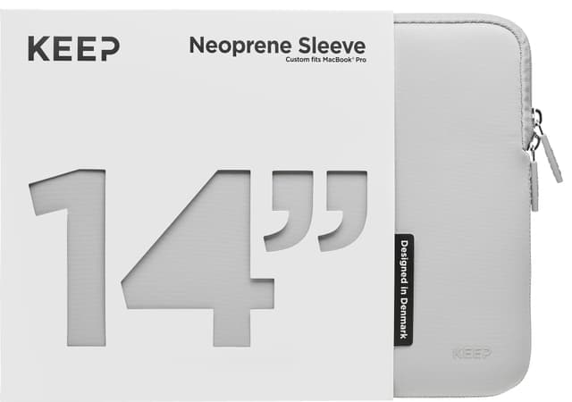 Keep 14" sleeve för MacBook (silver) - Nyskick - originalförpackning saknas