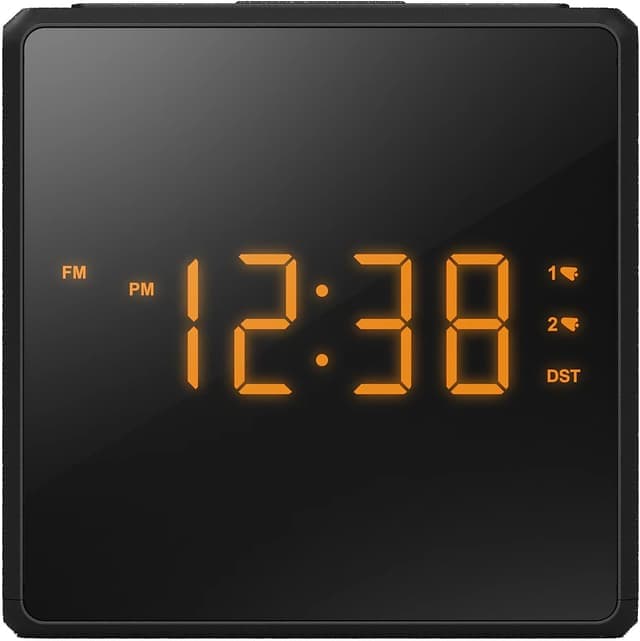 Philips R4500 digital klockradio (svart) - Nyskick - i originalförpackning