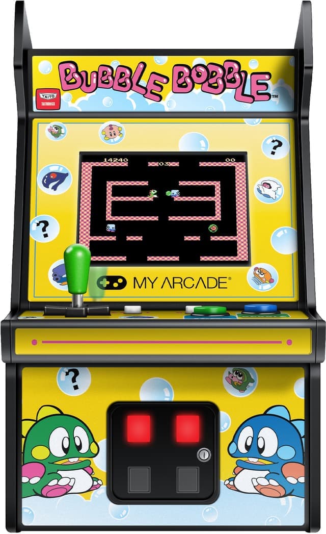 My Arcade Micro Player Pro 6.75" Bubble Bobble Retro spelkonsol - Nyskick - originalförpackning saknas