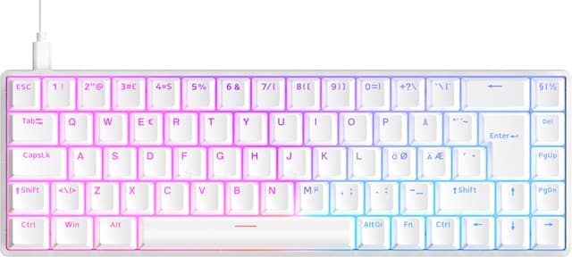 QPAD Flux 65 tangentbord gaming - Nyskick - i originalförpackning