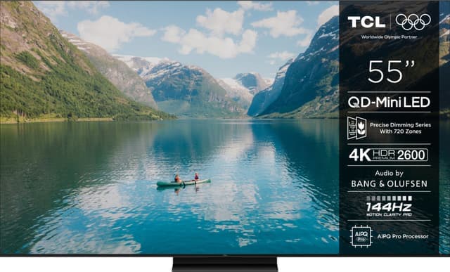 TCL 55" MQLED85K 4K MINI-LED TV (2025) - Nyskick - i originalförpackning
