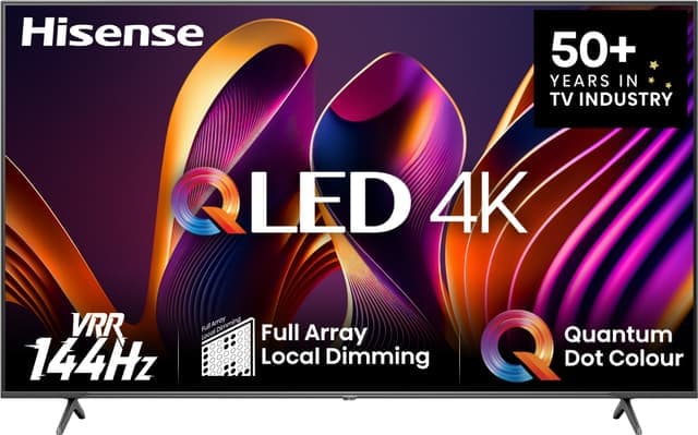 Hisense 55" E7NQ PRO 4K QLED Smart TV (2025) - Nyskick - i originalförpackning