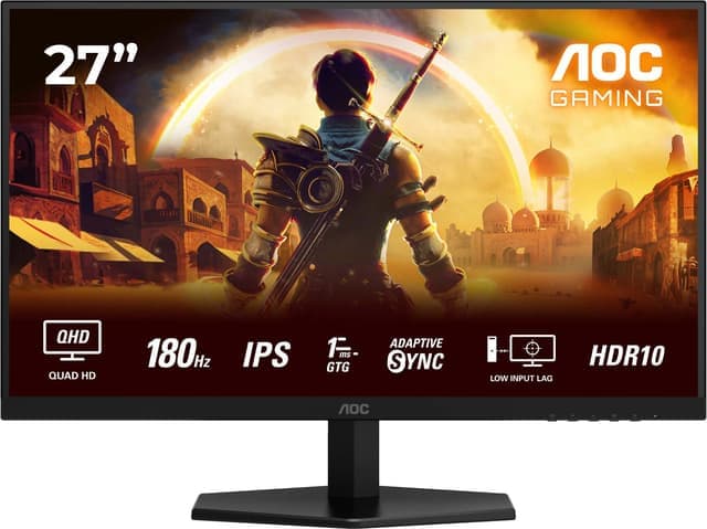AOC Q27G42XE 27/QHD/IPS/180Hz/1ms bildskärm gaming - Nyskick - i originalförpackning