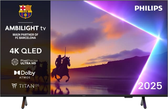 Philips 50" PUS8500 4K QLED Smart TV (2025) - Nyskick - originalförpackning saknas