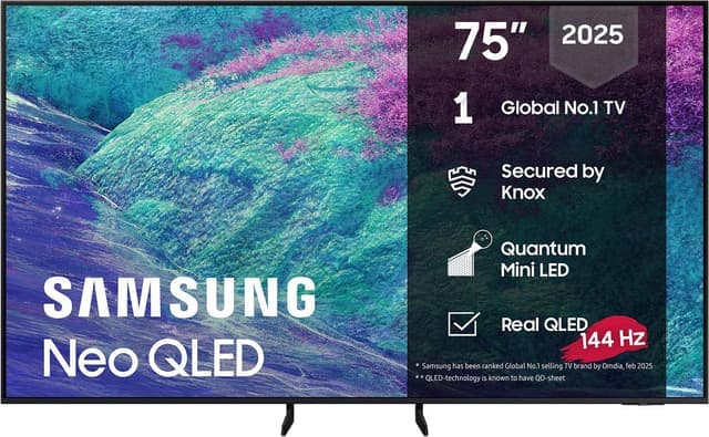 Samsung 75" QN1EF Neo QLED 4K Edge MiniLED Smart TV (2025) - Nyskick - i originalförpackning
