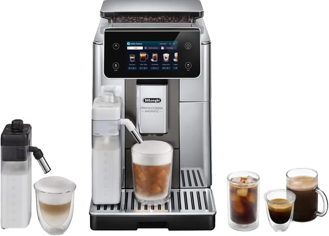 DeLonghi PrimaDonna Aromatic espressomaskin ECAM630.75.TSM (silver) - Nyskick - i originalförpackning