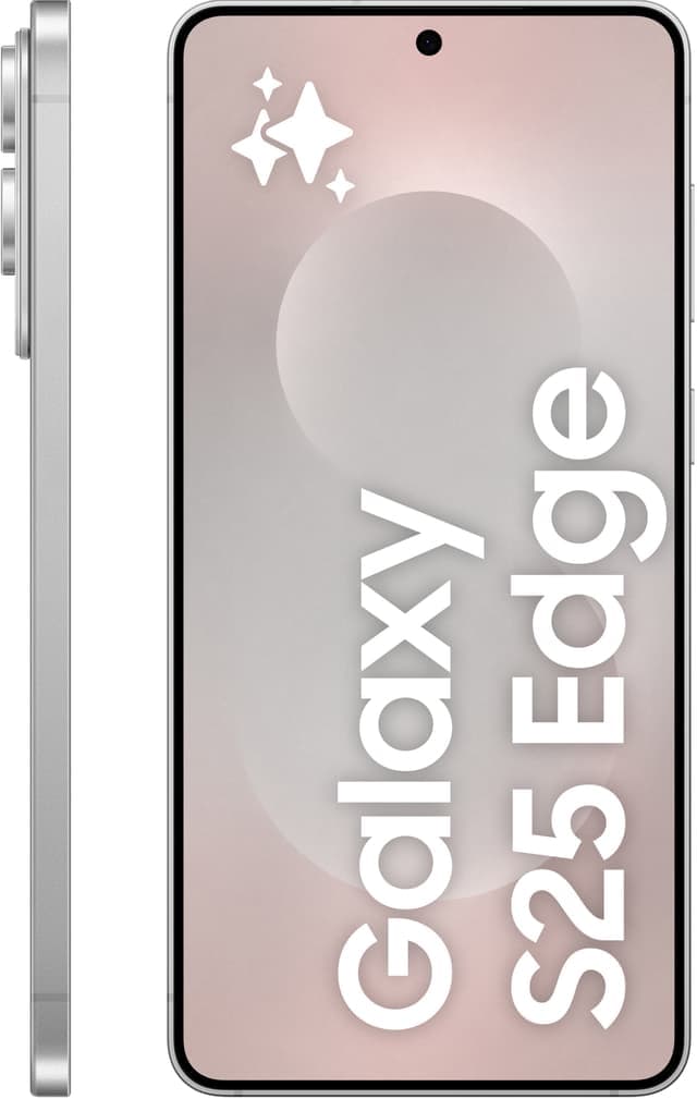 Samsung Galaxy S25 Edge 5G smartphone 12/256GB (Titanium Silver) - Nyskick - i originalförpackning