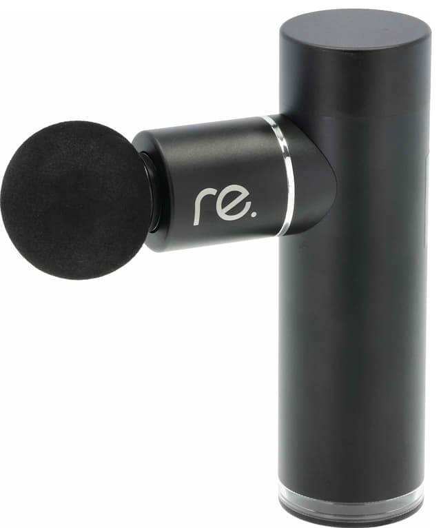 re. Mini massagepistol (svart) - Nyskick - i originalförpackning