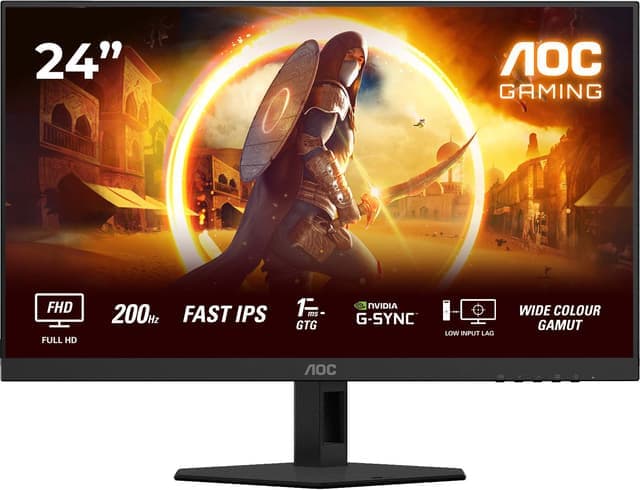 AOC 24G4HRE 24/FHD/IPS/200Hz/1ms - Nyskick - i originalförpackning