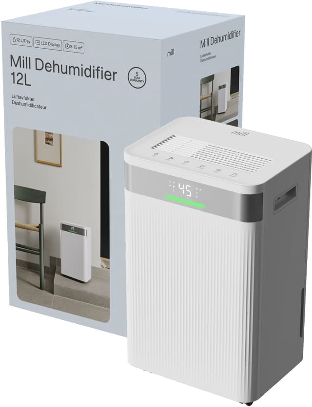 Mill luftavfuktare MDH12 (Mill white) - Nyskick - originalförpackning saknas