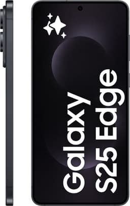 Samsung Galaxy S25 Edge 5G smartphone 12/256GB (Titanium Jetblack) - Nyskick - originalförpackning saknas