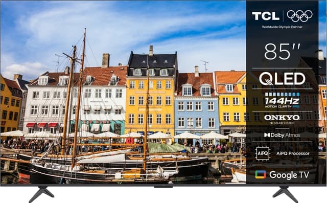 TCL 85" QLED810K 4K QLED TV (2025) - Nyskick - i originalförpackning