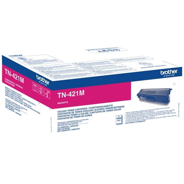 Brother toner TN421M Magenta - Nyskick - i originalförpackning
