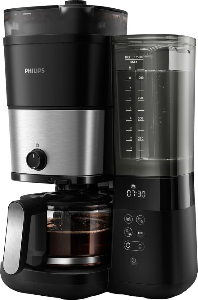 Philips All-in-1 Brew Drip kaffebryggare HD7900/01 (svart) - Fint skick - lite slitage