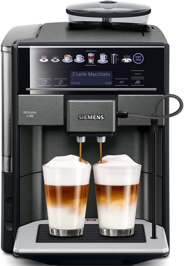 Siemens EQ6 plus s700 Helautomatisk Kaffemaskin TE657319RW - Fint skick - lite slitage