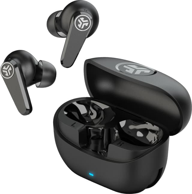 JLab Go Pods ANC trådlösa in-ear-hörlurar (svarta) - Nyskick - i originalförpackning