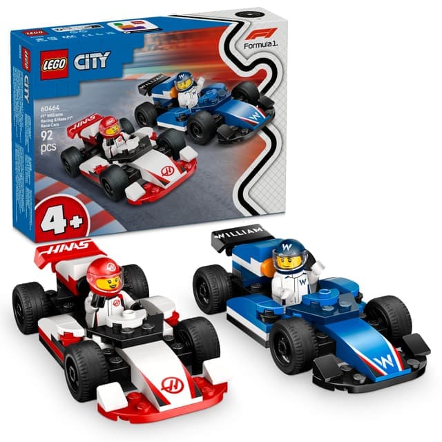 LEGO City F1 Williams Racing & Haas F1 racerbilar 60464 - Nyskick - i originalförpackning
