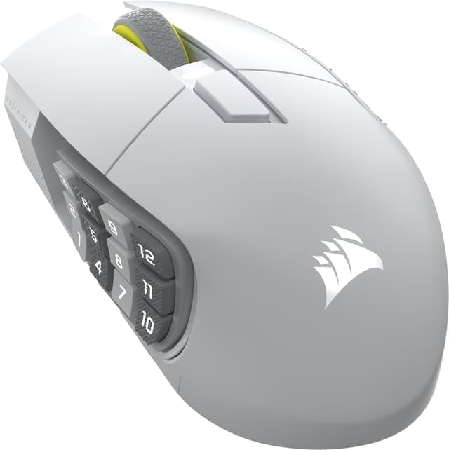 Corsair Scimitar Elite Wireless SE gamingmus (vit) - Nyskick - i originalförpackning