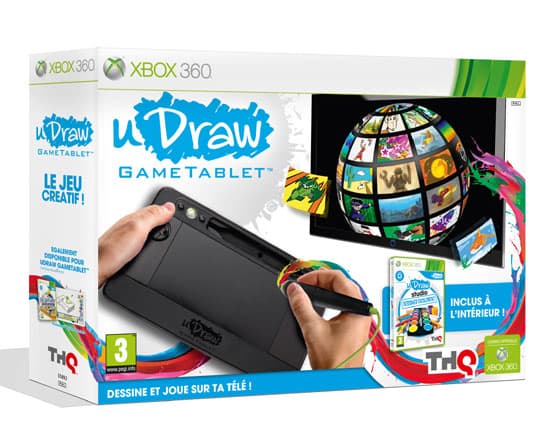 Tablette uDraw Xbox 360 + uDraw Studio Dessiner Facilement