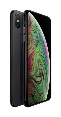 Apple iPhone XS Max - 4G smartphone - double SIM / Mémoire interne 64 Go - écran OEL - 6.5" - 2688 x 1242 pixels (120 Hz) - 2x caméras arrière 12 MP, 12 MP - 2x front cameras 7 MP - gris sidéral