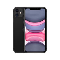 Apple iPhone 11 - 4G smartphone - double SIM / Mémoire interne 128 Go - Écran LCD - 6.1" - 1792 x 828 pixels - 2x caméras arrière 12 MP, 12 MP - front camera 12 MP - noir