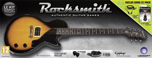 Rocksmith jeu + Guitare pour Xbox 360