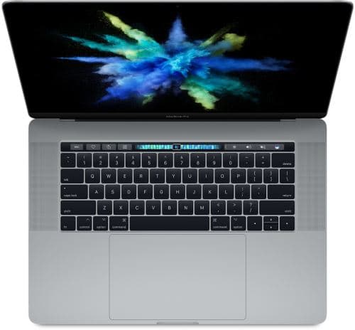Apple MacBook Pro 15.4'' Touch Bar 256 Go SSD 16 Go RAM Intel Core i7 quadricœur à 2,8 GHz Gris sidéral 2017