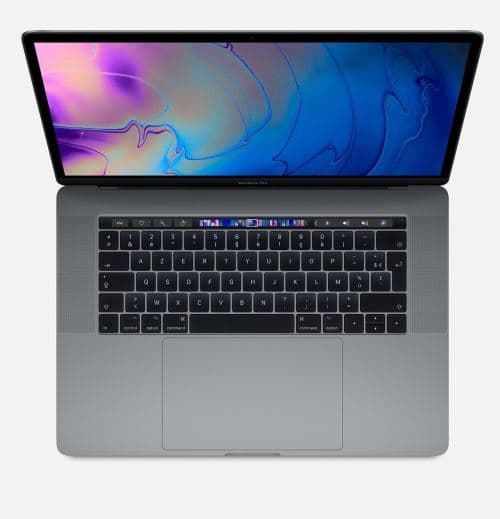 Apple MacBook Pro 15.4" Touch Bar 512 Go SSD 16 Go RAM Intel Core i9 octocœur à 2.3 GHz Gris sidéral 2019
