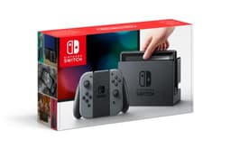 Console Nintendo Switch avec une paire de Joy-Con gris