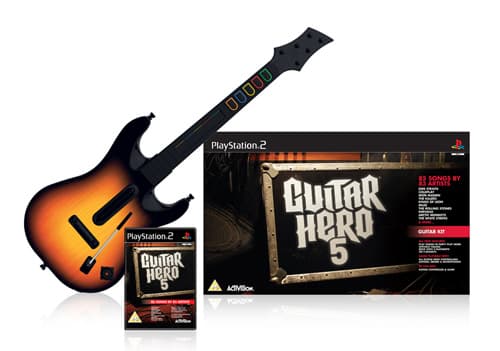 Guitar Hero 5 + guitare Playstation 2 PS2
