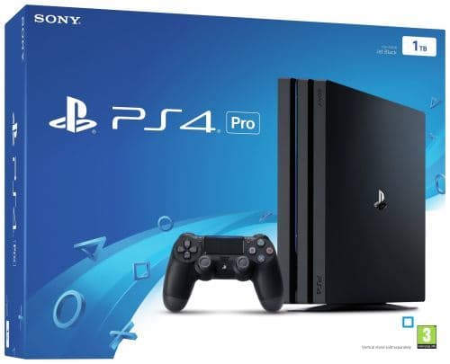 Pack Sony Console PS4 PRO 1 To Noire