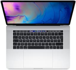 Apple MacBook Pro 15.4'' Touch Bar 256 Go SSD 16 Go RAM Intel Core i7 hexacœur à 2,2 GHz Argent 2018