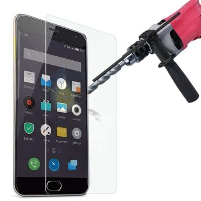 Meizu M3 NOTE 5.5 pouces - Protection d'écran en verre trempé - Tempered glass Screen protector 9H premium / Films vitre Protecteur d'écran verre trempé Meizu M3 Note smartphone 2016 - Version intégrale avec accessoires - Accessoires