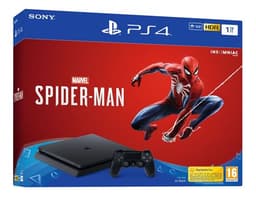 Console Sony PS4 Slim 1 To Noir + Marvel Spider-Man