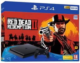 Pack Console Sony PS4 Slim 500 Go Noir + Red Dead Redemption 2
