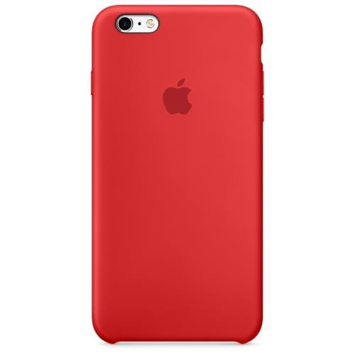 Coque en silicone Apple pour iPhone 6s Plus Rouge