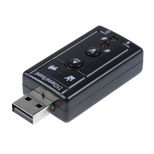 INECK® Adaptateur USB Audio Carte son 3D 7.1 USB