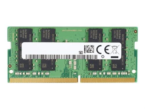 HP - DDR4 - module - 4 Go - SO DIMM 260 broches - 3200 MHz / PC4-25600 - 1.2 V - mémoire sans tampon - non ECC - pour Elite Slice G2 (SODIMM); EliteDesk 705 G5 (SODIMM); EliteOne 800 G5 , 800 G6, 800 G8; ProDesk 400 G5 (SODIMM), 400 G6 (SODIMM), 600 G5 (
