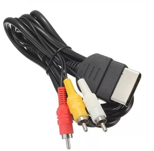 Câble AV RCA pour Microsoft Xbox (1ère génération) - PAL- 1,80 mètre - Straße Game ®