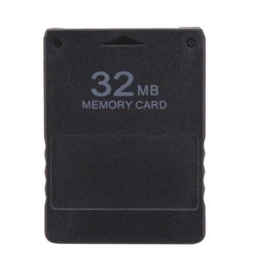 Carte mémoire noire 32 Mo pour Sony Playstation 2 (PS2) - Straße Game ®